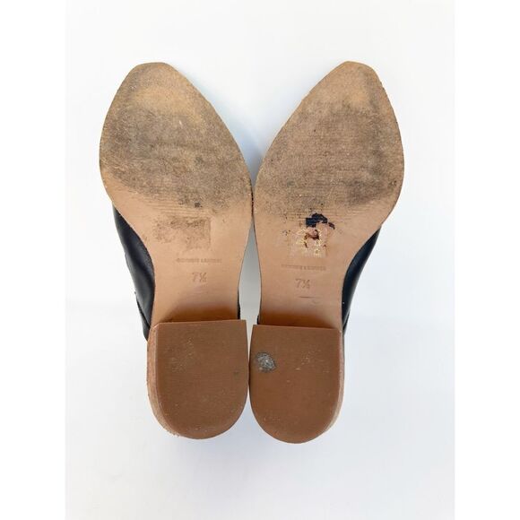 Madewell Brady Ankle Bootie Black Leather Lowcut Size 7.5 - Picture 5 of 10